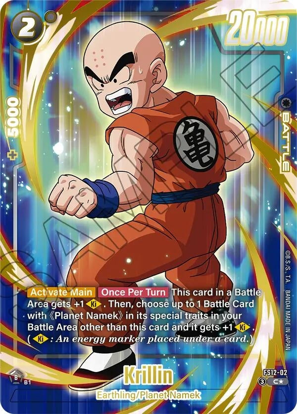 Image for Krillin - FS12-02 (Gold) (FS12-02) (Starter Deck EX: The Beat of Ki) - Dragon Ball Super: Fusion World
