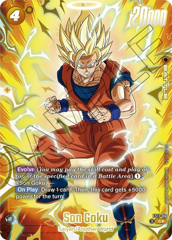 Image for Son Goku - FS11-06 (Gold) (FS11-06) (Starter Deck EX: The Phase of Evolution) - Dragon Ball Super: Fusion World