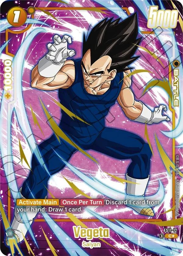 Image for Vegeta - FS11-12 (Gold) (FS11-12) (Starter Deck EX: The Phase of Evolution) - Dragon Ball Super: Fusion World