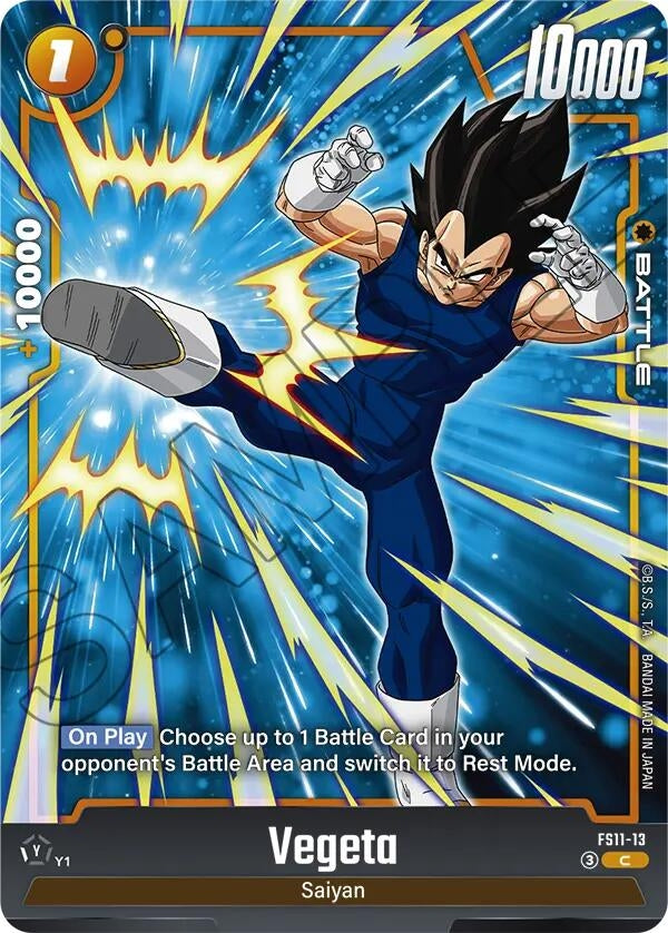 Image for Vegeta - FS11-13 (FS11-13) (Starter Deck EX: The Phase of Evolution) - Dragon Ball Super: Fusion World