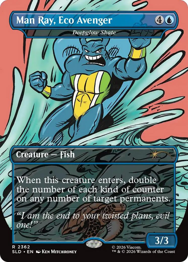 Image for Man Ray, Eco Avenger - Deepglow Skate (2362) (Secret Lair Drop Series) (SLD) - Magic: The Gathering