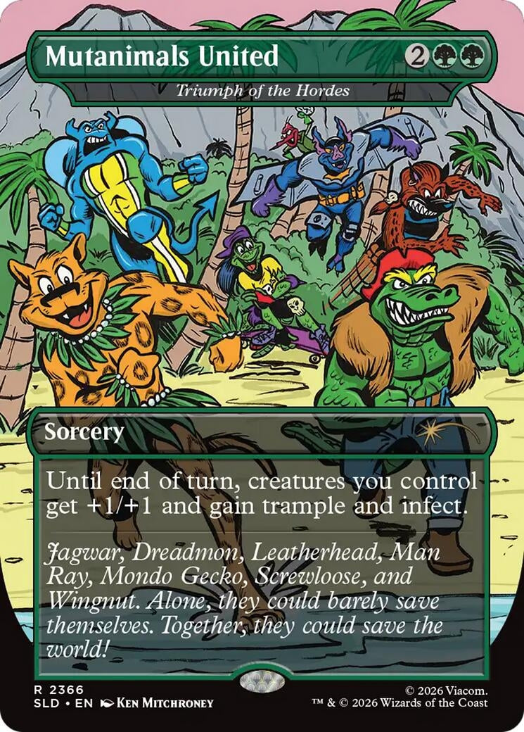 Image for Mutanimals United - Triumph of the Hordes (2366) (Secret Lair Drop Series) (SLD) - Magic: The Gathering