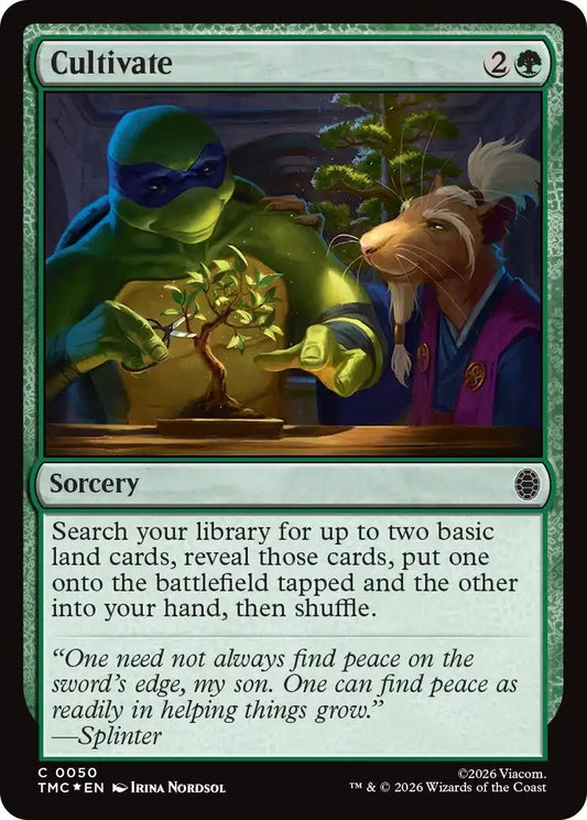 Image for Cultivate (Surge Foil) (50) (Teenage Mutant Ninja Turtles) - Magic: The Gathering