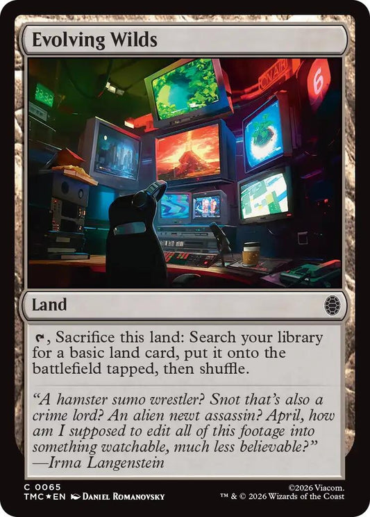 Image for Evolving Wilds (Surge Foil) (65) (Teenage Mutant Ninja Turtles) - Magic: The Gathering
