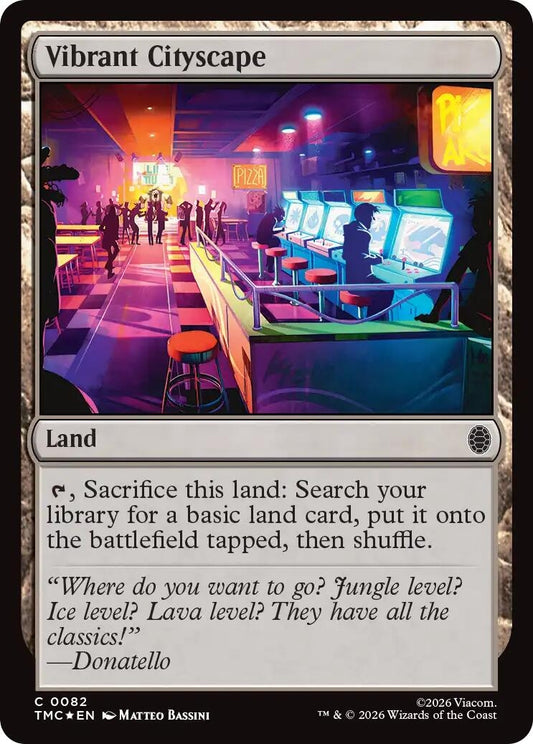 Image for Vibrant Cityscape (Surge Foil) (82) (Teenage Mutant Ninja Turtles) - Magic: The Gathering