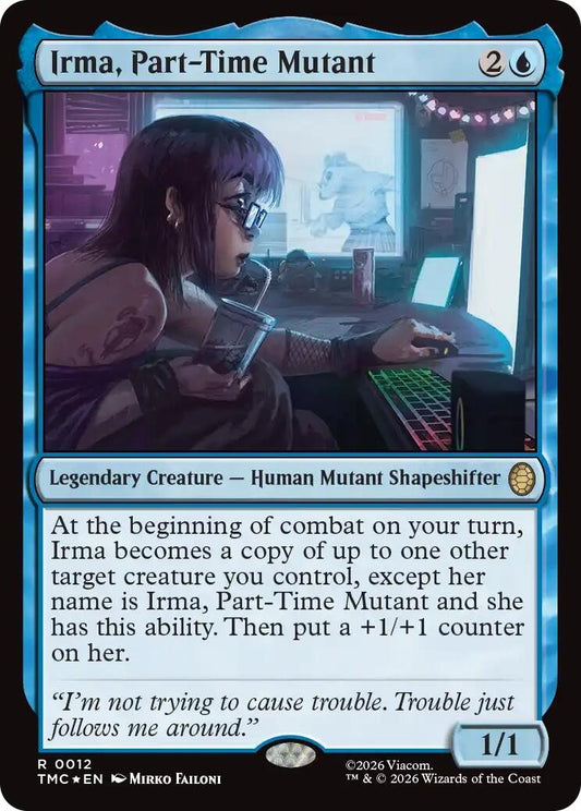 Image for Irma, Part-Time Mutant (Surge Foil) (12) (Teenage Mutant Ninja Turtles) - Magic: The Gathering