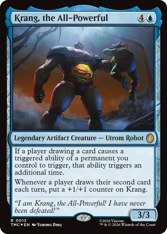 Image for Krang, the All-Powerful (Surge Foil) (13) (Teenage Mutant Ninja Turtles) - Magic: The Gathering