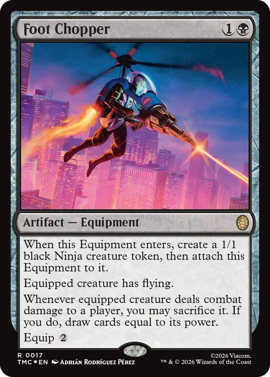 Image for Foot Chopper (Surge Foil) (17) (Teenage Mutant Ninja Turtles) - Magic: The Gathering