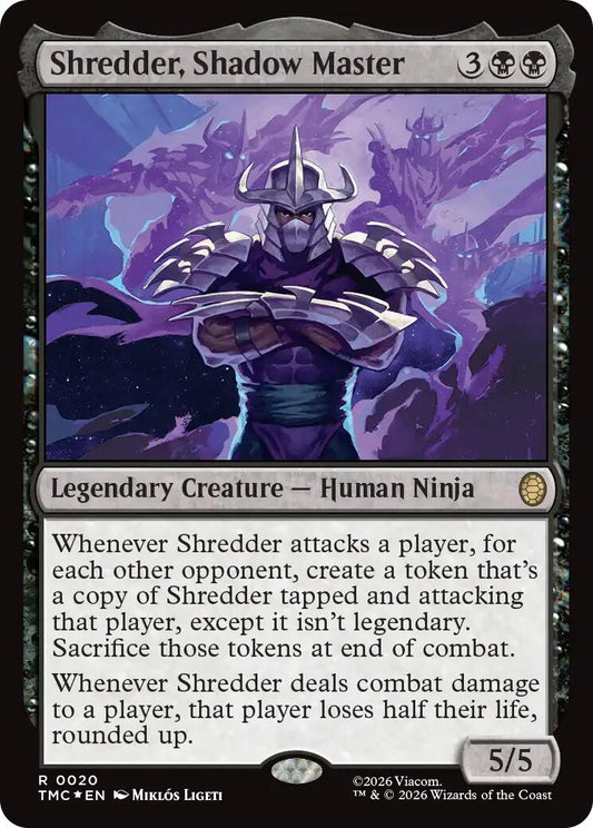 Image for Shredder, Shadow Master (Surge Foil) (20) (Teenage Mutant Ninja Turtles) - Magic: The Gathering