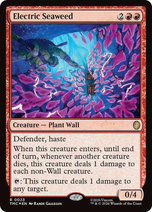 Image for Electric Seaweed (Surge Foil) (23) (Teenage Mutant Ninja Turtles) - Magic: The Gathering