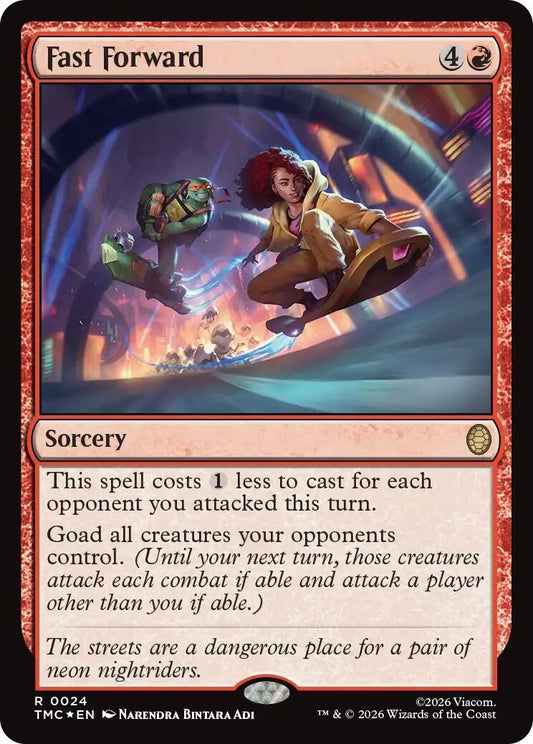 Image for Fast Forward (Surge Foil) (24) (Teenage Mutant Ninja Turtles) - Magic: The Gathering