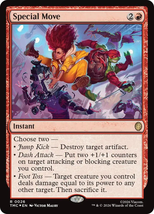 Image for Special Move (Surge Foil) (26) (Teenage Mutant Ninja Turtles) - Magic: The Gathering