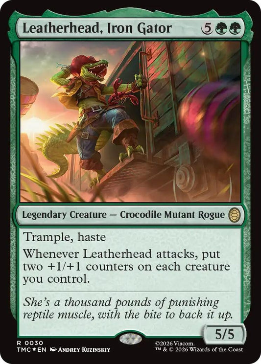 Image for Leatherhead, Iron Gator (Surge Foil) (30) (Teenage Mutant Ninja Turtles) - Magic: The Gathering