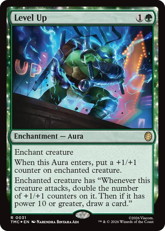 Image for Level Up (Surge Foil) (31) (Teenage Mutant Ninja Turtles) - Magic: The Gathering