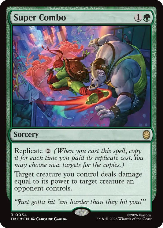 Image for Super Combo (Surge Foil) (34) (Teenage Mutant Ninja Turtles) - Magic: The Gathering