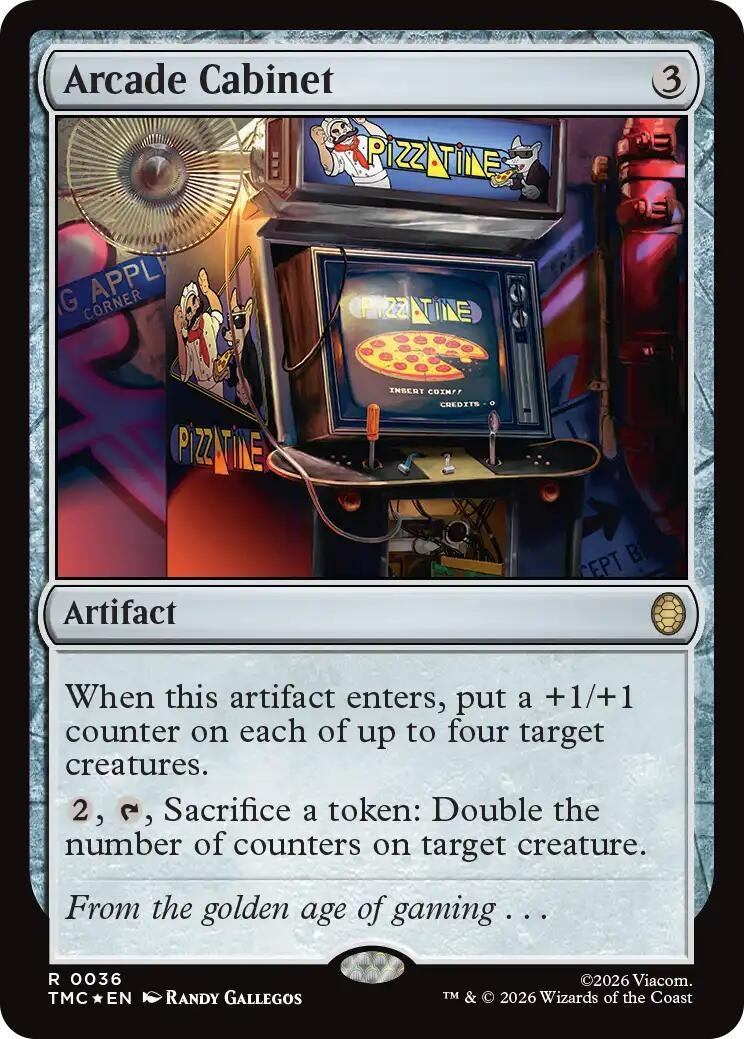 Image for Arcade Cabinet (Surge Foil) (36) (Teenage Mutant Ninja Turtles) - Magic: The Gathering