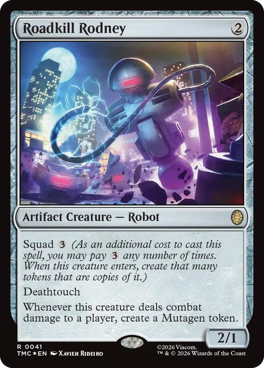 Image for Roadkill Rodney (Surge Foil) (41) (Teenage Mutant Ninja Turtles) - Magic: The Gathering