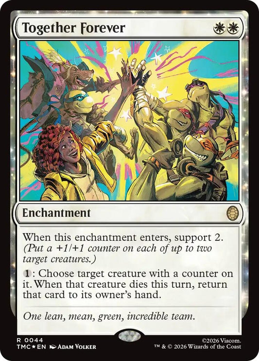 Image for Together Forever (Surge Foil) (44) (Teenage Mutant Ninja Turtles) - Magic: The Gathering