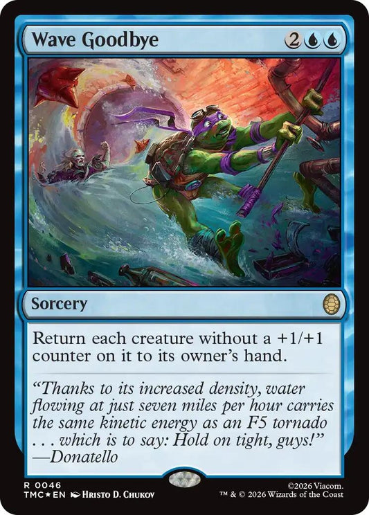 Image for Wave Goodbye (Surge Foil) (46) (Teenage Mutant Ninja Turtles) - Magic: The Gathering