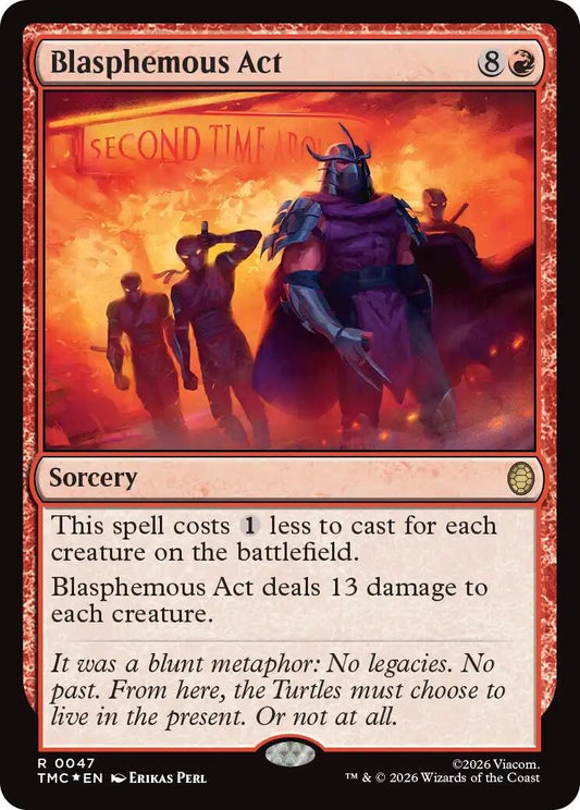 Image for Blasphemous Act (Surge Foil) (47) (Teenage Mutant Ninja Turtles) - Magic: The Gathering