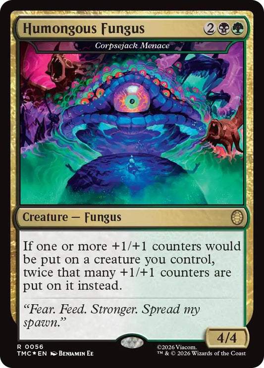 Image for Humongous Fungus - Corpsejack Menace (Surge Foil) (56) (Teenage Mutant Ninja Turtles) - Magic: The Gathering