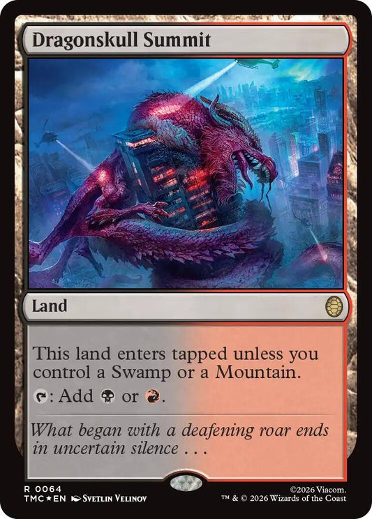 Image for Dragonskull Summit (Surge Foil) (64) (Teenage Mutant Ninja Turtles) - Magic: The Gathering