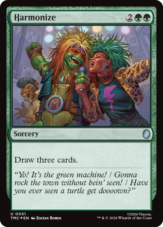 Image for Harmonize (Surge Foil) (51) (Teenage Mutant Ninja Turtles) - Magic: The Gathering