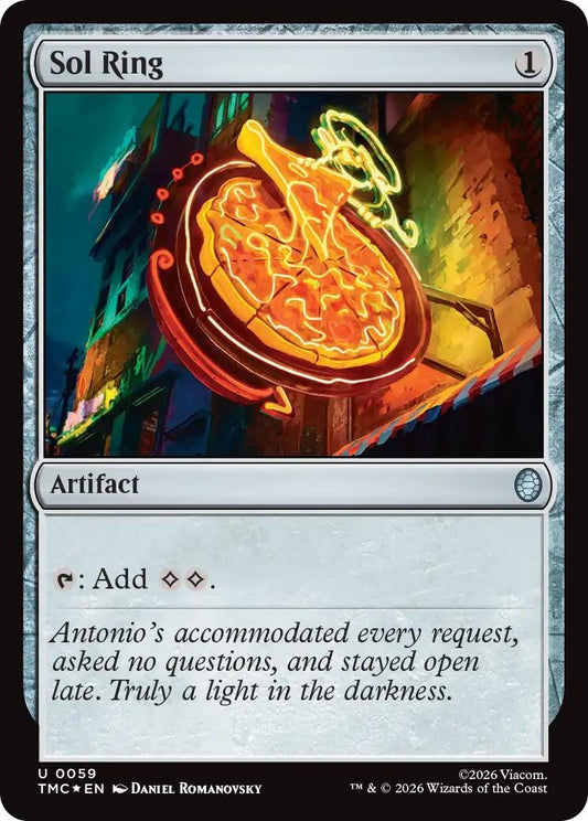 Image for Sol Ring (Surge Foil) (59) (Teenage Mutant Ninja Turtles) - Magic: The Gathering
