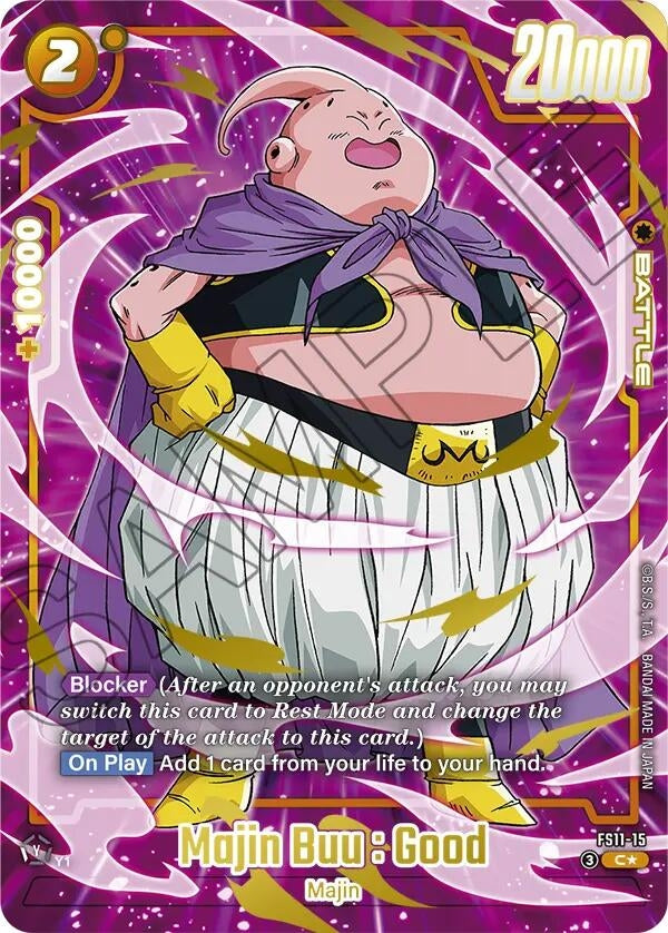 Image for Majin Buu : Good (Gold) (FS11-15) (Starter Deck EX: The Phase of Evolution) - Dragon Ball Super: Fusion World