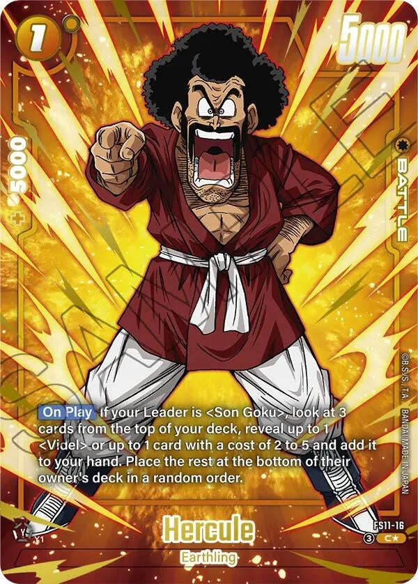 Image for Hercule (Alternate Art) (FS11-16) (Starter Deck EX: The Phase of Evolution) - Dragon Ball Super: Fusion World