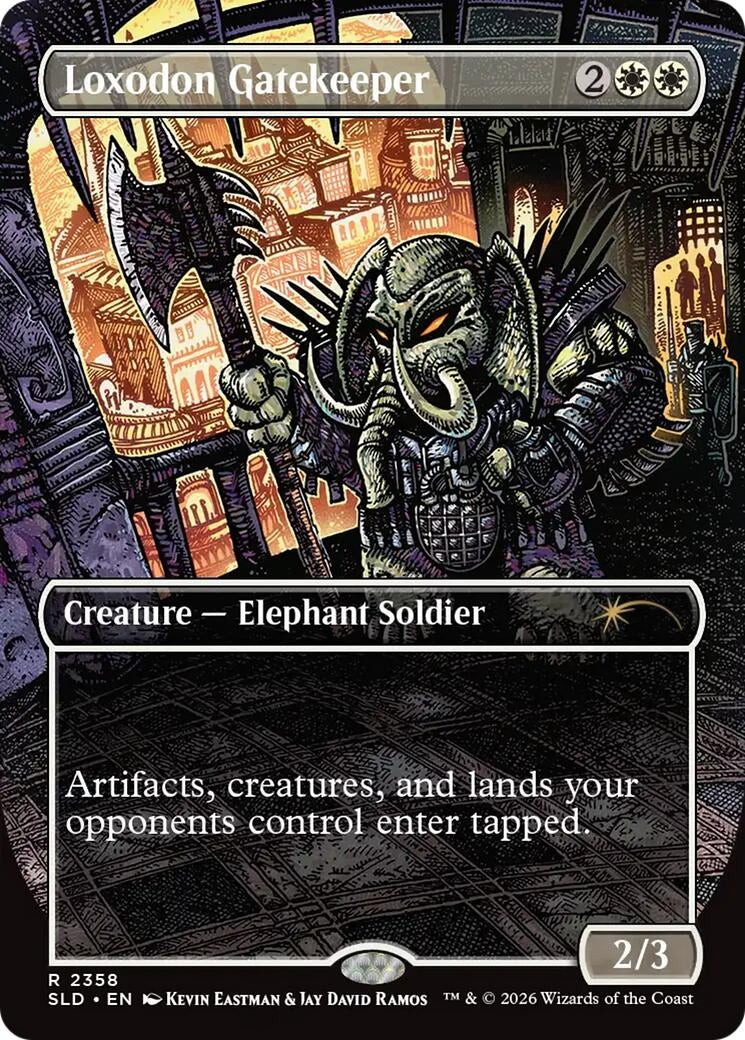 Image for Loxodon Gatekeeper (2358) (2358) (Secret Lair Drop Series) (SLD) - Magic: The Gathering