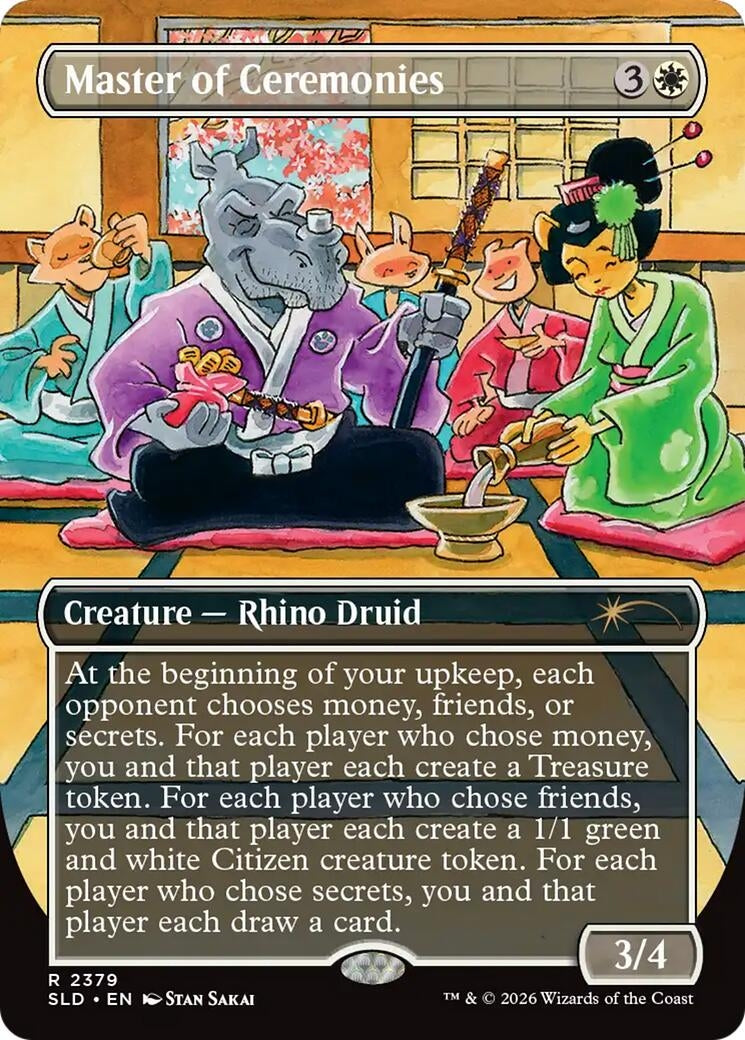 Image for Master of Ceremonies (2379) (Secret Lair Drop Series) (SLD) - Magic: The Gathering