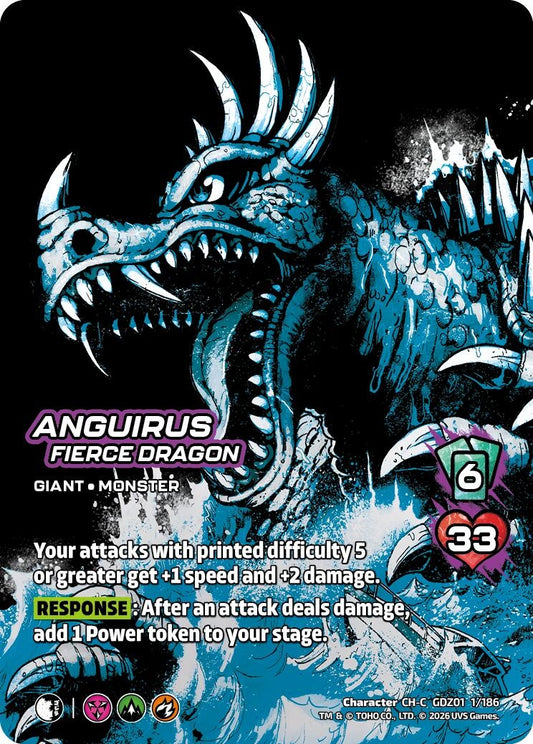 Image for Anguirus, Fierce Dragon (GDZ01 1/186) (Godzilla: Reign of Kaiju) - UniVersus