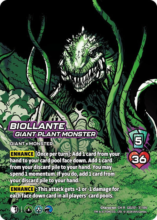 Image for Biollante, Giant Plant Monster (GDZ01 3/186) (Godzilla: Reign of Kaiju) - UniVersus