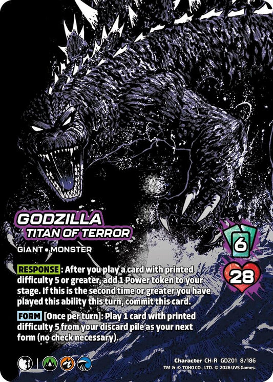 Image for Godzilla, Titan of Terror (GDZ01 8/186) (Godzilla: Reign of Kaiju) - UniVersus