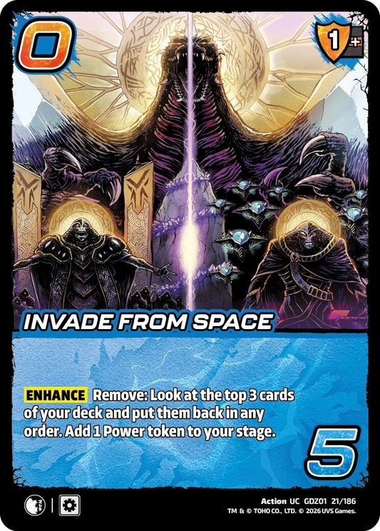 Image for Invade from Space (GDZ01 21/186) (Godzilla: Reign of Kaiju) - UniVersus