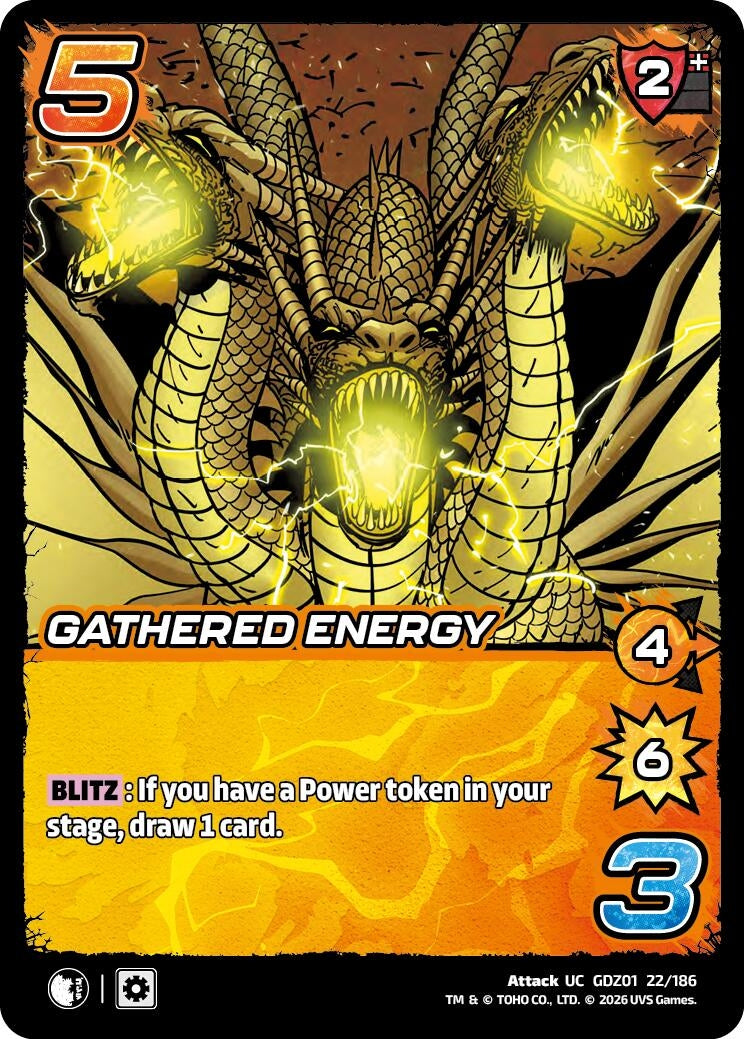 Image for Gathered Energy (GDZ01 22/186) (Godzilla: Reign of Kaiju) - UniVersus