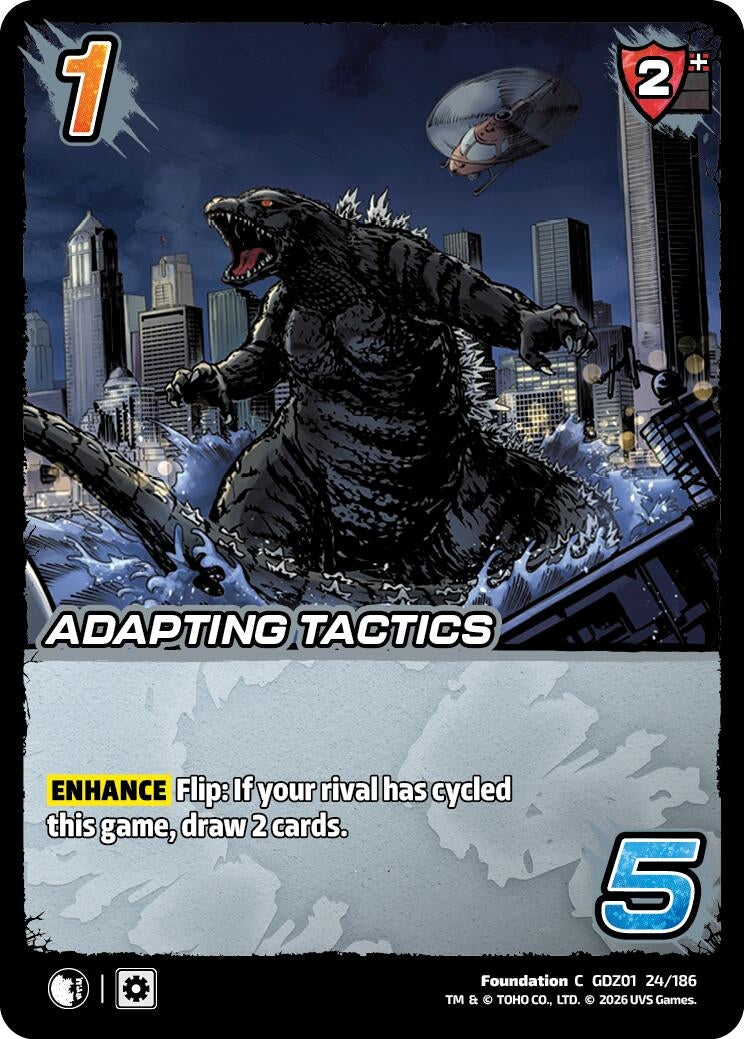 Image for Adapting Tactics (GDZ01 24/186) (Godzilla: Reign of Kaiju) - UniVersus