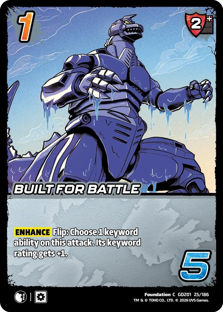 Image for Built for Battle (GDZ01 25/186) (Godzilla: Reign of Kaiju) - UniVersus