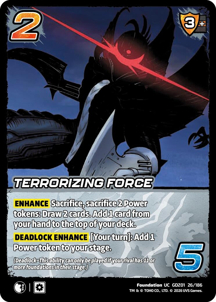 Image for Terrorizing Force (GDZ01 26/186) (Godzilla: Reign of Kaiju) - UniVersus