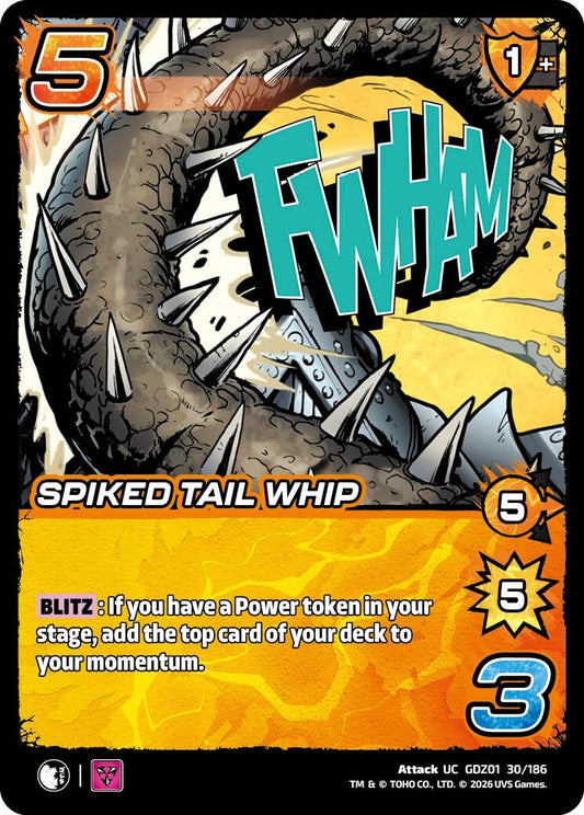 Image for Spiked Tail Whip (GDZ01 30/186) (Godzilla: Reign of Kaiju) - UniVersus