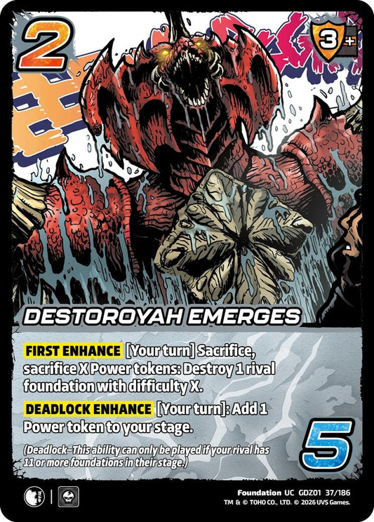 Image for Destoroyah Emerges (GDZ01 37/186) (Godzilla: Reign of Kaiju) - UniVersus