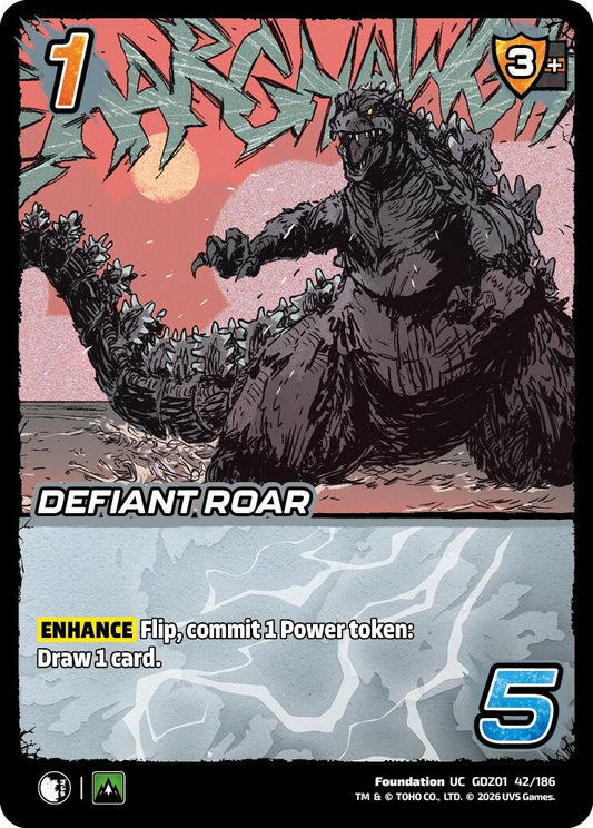 Image for Defiant Roar (GDZ01 42/186) (Godzilla: Reign of Kaiju) - UniVersus