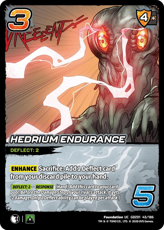 Image for Hedrium Endurance (GDZ01 43/186) (Godzilla: Reign of Kaiju) - UniVersus