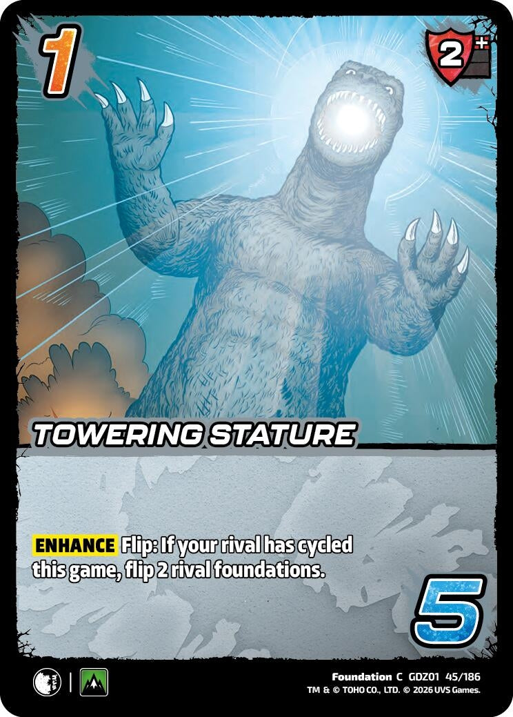 Image for Towering Stature (GDZ01 45/186) (Godzilla: Reign of Kaiju) - UniVersus