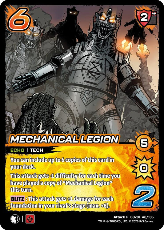 Image for Mechanical Legion (GDZ01 48/186) (Godzilla: Reign of Kaiju) - UniVersus