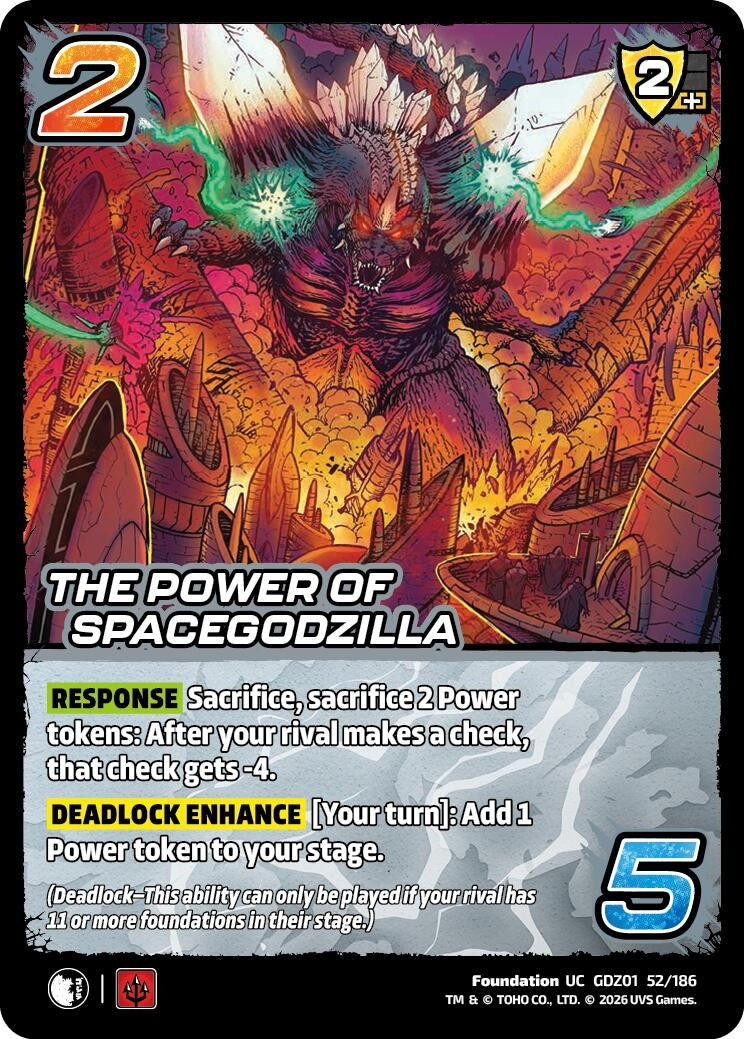 Image for The Power of SpaceGodzilla (GDZ01 52/186) (Godzilla: Reign of Kaiju) - UniVersus