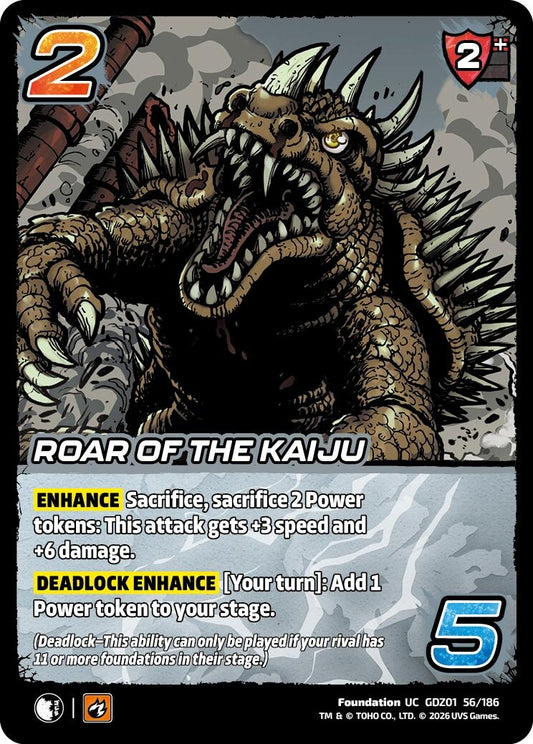 Image for Roar of the Kaiju (GDZ01 56/186) (Godzilla: Reign of Kaiju) - UniVersus