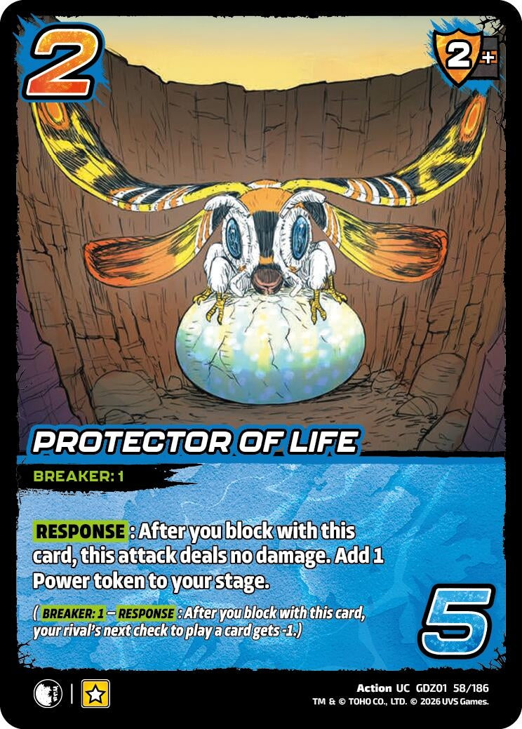 Image for Protector of Life (GDZ01 58/186) (Godzilla: Reign of Kaiju) - UniVersus