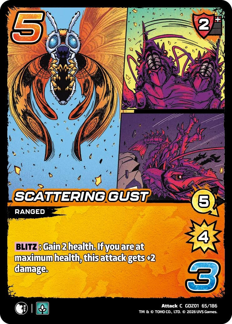 Image for Scattering Gust (GDZ01 65/186) (Godzilla: Reign of Kaiju) - UniVersus